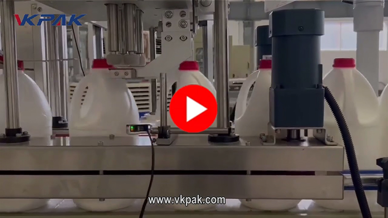 Anti-korrosionspåfyldningslinje til 1 gallon blegemiddel