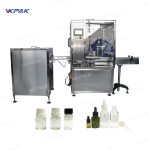 Automatisk e-cigaret flydende olie flaske Filler Plugger Capper Machine