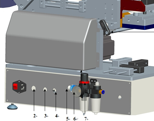 Tudposer Plastposemærkemaskine semiautomatisk til flad overflade