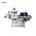 Automatisk bordplade små runde flasker Selvklæbende etiketudstyr