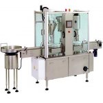 Automatisk roterende Pharma medicinsk pulverflaskepåfyldningsmaskine