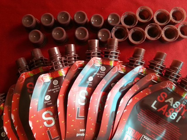 sensationel smagende al naturlig probiotisk jordbæryoghurt