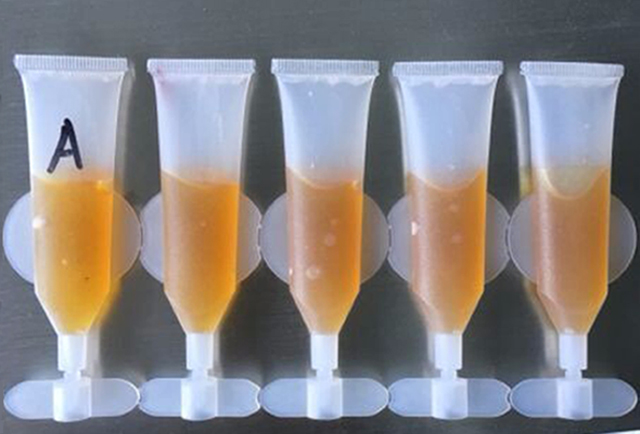 rør prøver strimmel rør fyldt forseglet.jpg