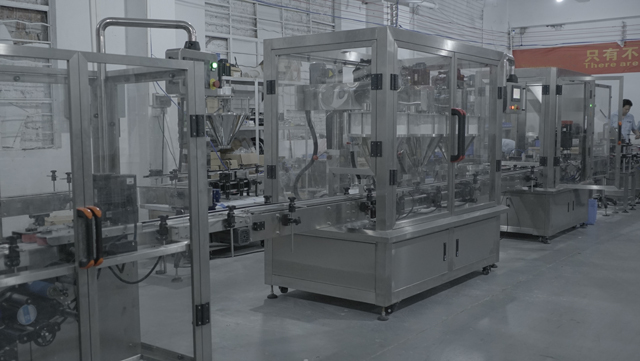 løst pulver påfyldningslinje fabrikkens accept.JPG