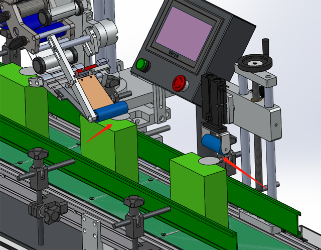 Hjørne kasser design tegning