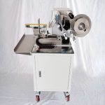 Semi Automatisk Flag Label Applikator Til Hunde Bone Pet Food Emballage