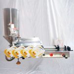 Semi-automatisk pneumatisk tudpose Pre-Made Poser Fyldemaskine