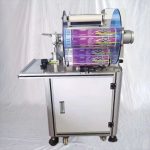 Semi Automatisk Pølse Flag Tagging Foldede Klistermærke Labelmaskine